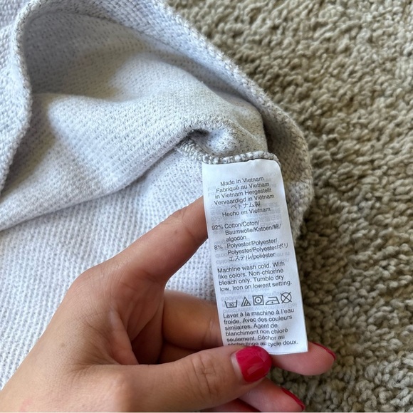 J. Crew Cozy Turtleneck In Light Gray Size Small - Picture 6 of 6